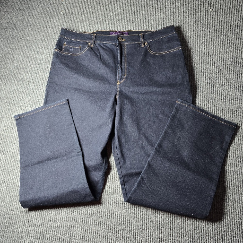 GV Amanda Original Slimming Jeans Women's Size 18 NWT Color: Denim Blue - Picture 3 of 10